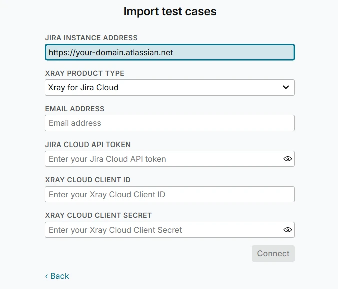 Connect to Xray for Jira Cloud